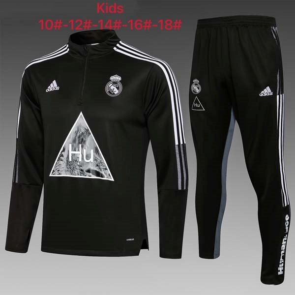 Niños Chandal Real Madrid 2022 Negro